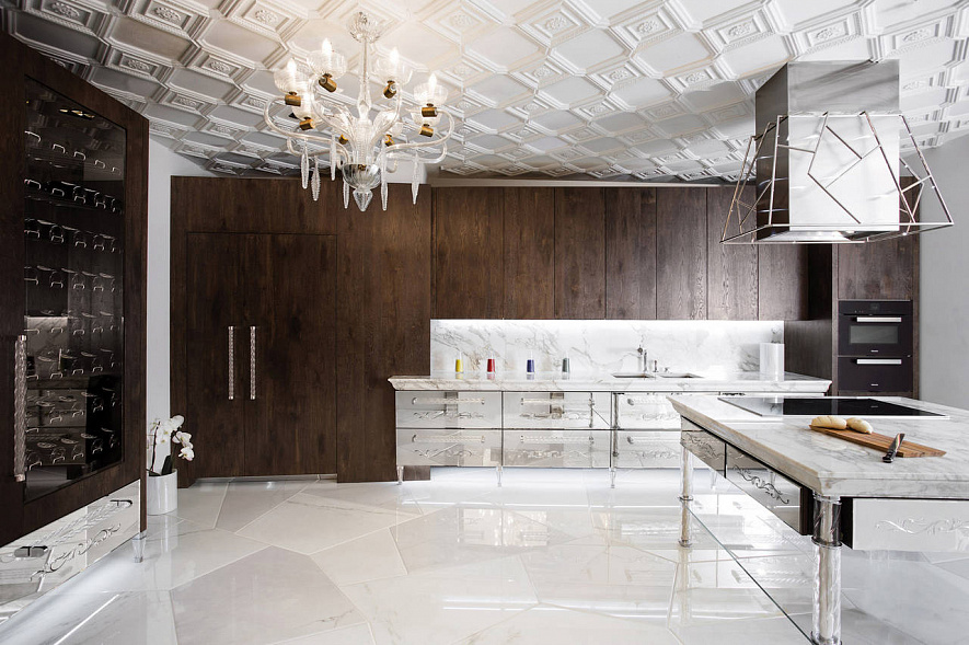 Белая кухня в современном стиле ArteVeneziana RK20